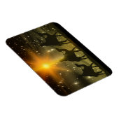 Mannen voor kerstmis Golden Star van Bethlehem Magneet (Rechterzijde)