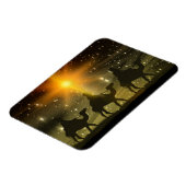 Mannen voor kerstmis Golden Star van Bethlehem Magneet (Linkerzijde)