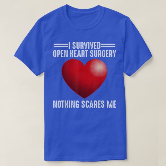 Mannen voor open hartchirurgie Vrouwen Transplant  T-shirt (Design voorkant)