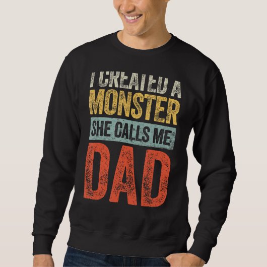 Mannen voor papa uit de eerste Vaderdag Trui (Voorkant)