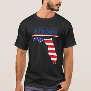 Mannen voor sterke ondersteuning van Florida & Wom T-shirt