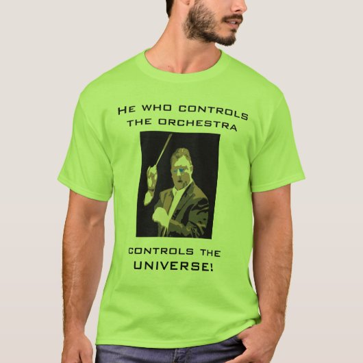 Mannen voor T-Shirt (Humoureuze geleider) (Voorkant)