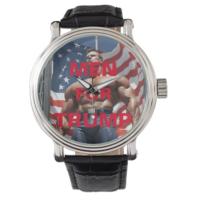 MANNEN VOOR TRUMP HORLOGE (Voorkant)