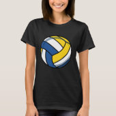 Mannen voor volleybalspelspeler Vrouwen Tiener Kin T-shirt (Voorkant)