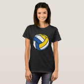 Mannen voor volleybalspelspeler Vrouwen Tiener Kin T-shirt (Voorkant volledig)