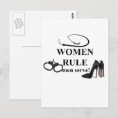 Mannen VOOR VROUWEN Briefkaart (Voorkant / Achterkant)