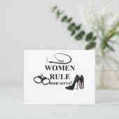 Mannen VOOR VROUWEN Briefkaart (Staand voorkant)