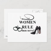 Mannen VOOR VROUWEN Briefkaart (Voorkant / Achterkant)