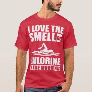 Mannen voor wolzwembad Vrouwen zwemmend zwembad T-shirt