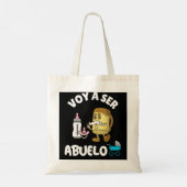 Mannen Voy a ser Abuelo Primerizos Futuro Abuelos  Tote Bag (Achterkant)