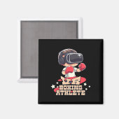 Mannen VR Boksen Atleet Virtual Reality Gamer Grap Magneet (Voorkant / Achterkant)