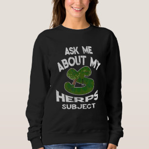 Mannen Vraag me over mijn Herps onderwerp Herpetol Trui