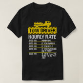 Mannen vrachtwagenchauffeur Tw-chauffeur Trucker H T-shirt (Design voorkant)