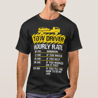 Mannen vrachtwagenchauffeur Tw-chauffeur Trucker H T-shirt