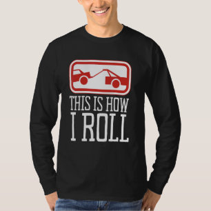 Mannen vrachtwagenchauffeur Wrecker Hoist Trucker  T-shirt