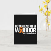 Mannen vriend van een krijger Oranje lint RSDCRPS Kaart (Gele Bloem)