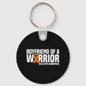 Mannen vriend van een krijger Oranje lint RSDCRPS Sleutelhanger (Voorkant)