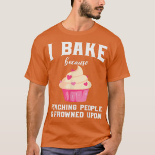 mannen vrouw die bakkerij bakker hobby eten cakes  t-shirt