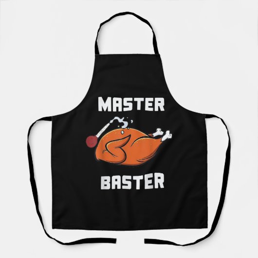 Mannen vrouwelijke hoofdkwartier Funny Turkey Bast Schort (Voorkant)