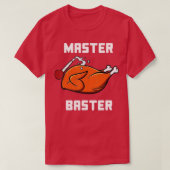 Mannen vrouwelijke hoofdkwartier Funny Turkey Bast T-shirt (Design voorkant)