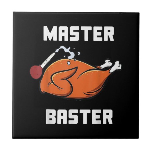 Mannen vrouwelijke hoofdkwartier Funny Turkey Bast Tegeltje (Voorkant)