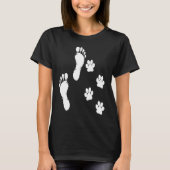 Mannen Vrouwen 4 poten 2 meter 1 TEAM grappige hon T-shirt (Voorkant)