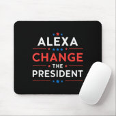 Mannen Vrouwen Alexa Verander het President Funny Muismat (Met muis)