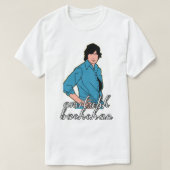 Mannen vrouwen Amitabh Bachchan Retrostijl T-shirt (Design voorkant)