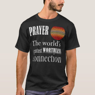 Mannen Vrouwen bidden 's werelds grootste waardelo T-shirt