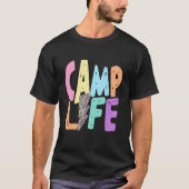Mannen vrouwen Boho Style Camp Life Summer Camp. T-shirt (Voorkant)
