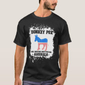 Mannen Vrouwen borstpokken de ziekte die Amerika v T-shirt (Voorkant)