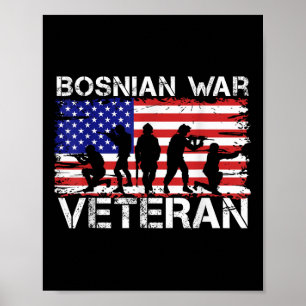 Mannen vrouwen Bosnische oorlogsveteraan Poster