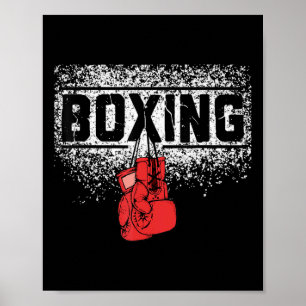 Mannen Vrouwen Boxer Bokshandschoenen Boksen Poster