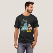 Mannen vrouwen Castle of Light en muisgrappige fan T-shirt (Voorkant volledig)