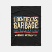 Mannen vrouwen die ik identificeer als Garbyge Fun Fleece Deken (Voorkant)