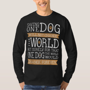 Mannen Vrouwen Dierenreddingsteam Hondenliefhebber T-shirt