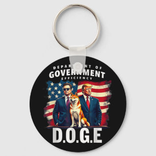 Mannen vrouwen Doge Department of Government Sleutelhanger