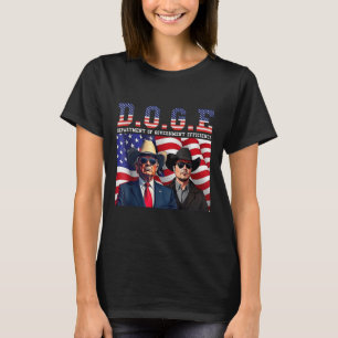 Mannen vrouwen Doge Department of Government T-shirt
