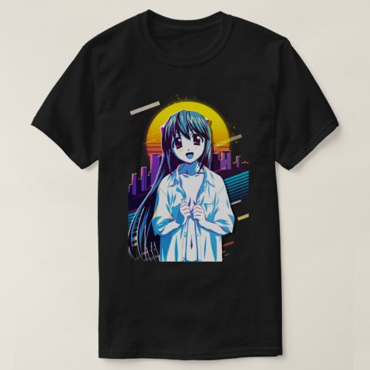 Mannen vrouwen Elfen Manga Anime Lied Funny Fans T-shirt (Design voorkant)