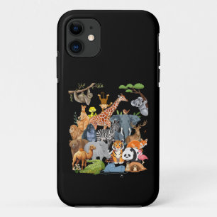 Mannen Vrouwen en Kinderen Wilde Dieren Dierendag  Case-Mate iPhone Case