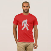  Mannen vrouwen Funny Big Foot Club Shirt (Voorkant volledig)
