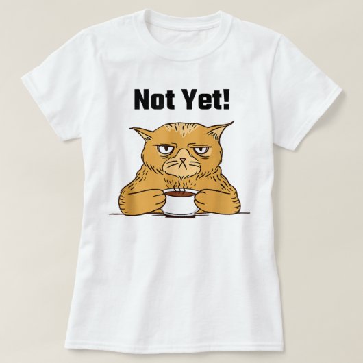 Mannen Vrouwen Funny Morning Coffee TShirt T-Shirt (Design voorkant)