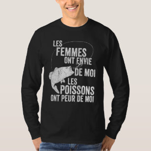 Mannen vrouwen houden van me Vissen vrezen me in h T-shirt