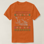 Mannen Vrouwen houden van waterpoly lelijke kerst  T-shirt (Design voorkant)