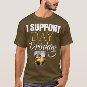 Mannen, vrouwen, ik steun Dag Drink Partij Uitrust T-shirt