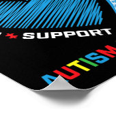 Mannen Vrouwen Kind ik blauw Draag voor mijn brede Poster (Hoek)