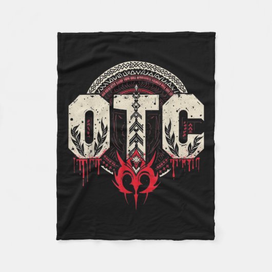 Mannen Vrouwen Kinder OTC Bloedlijn Roman Wrestlin Fleece Deken (Voorkant)