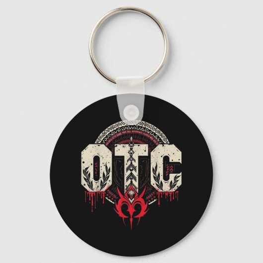 Mannen Vrouwen Kinder OTC Bloedlijn Roman Wrestlin Sleutelhanger (Voorkant)