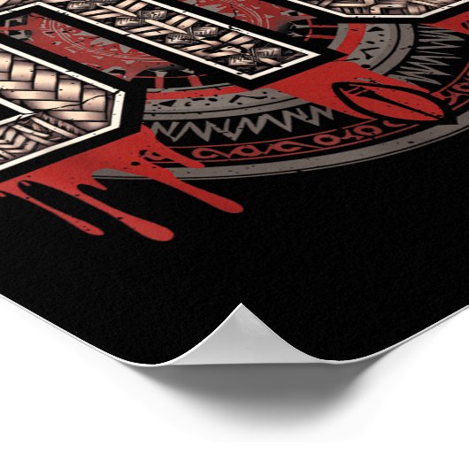 Mannen Vrouwen Kinder OTC Bloedlijn Wrestling Roma Poster (Hoek)