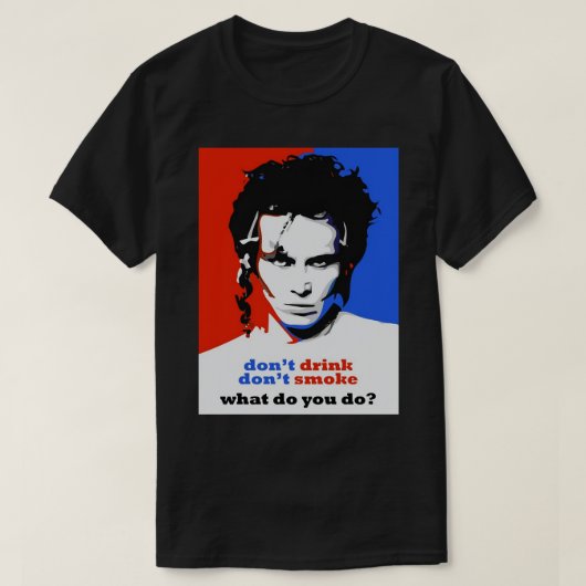 Mannen Vrouwen Mannelijke Adam Singer Ant Songwrit T-shirt (Design voorkant)